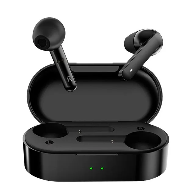 Black Xiaomi T3 TWS отпечатков пальцев сенсорные беспроводные наушники Bluetooth V5.0 3D стерео наушники с двойным микрофоном с шумоподавлением - Цвет: Black
