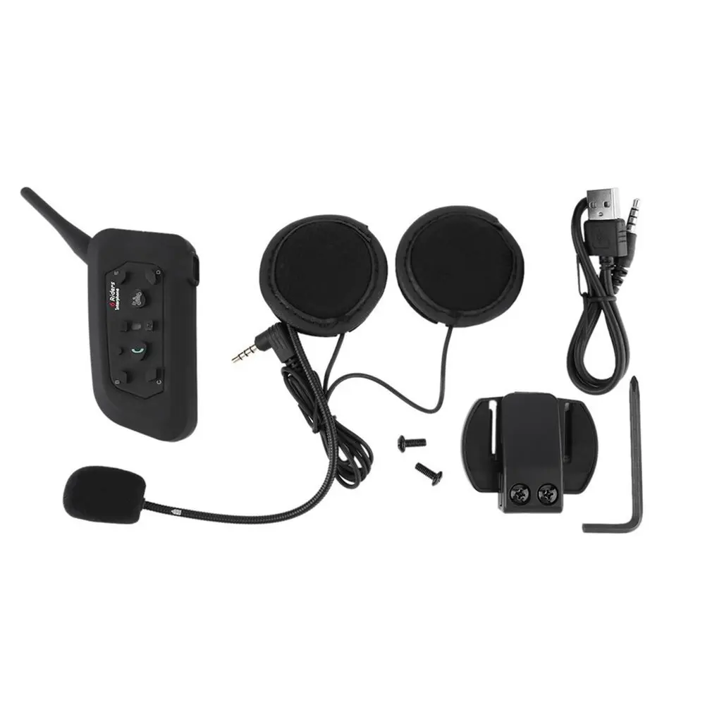 3,5 мм, BT, Bluetooth, мотоциклетный шлем, переговорные наушники, наушники 6 Rider, 1200 м, практичный, для общения