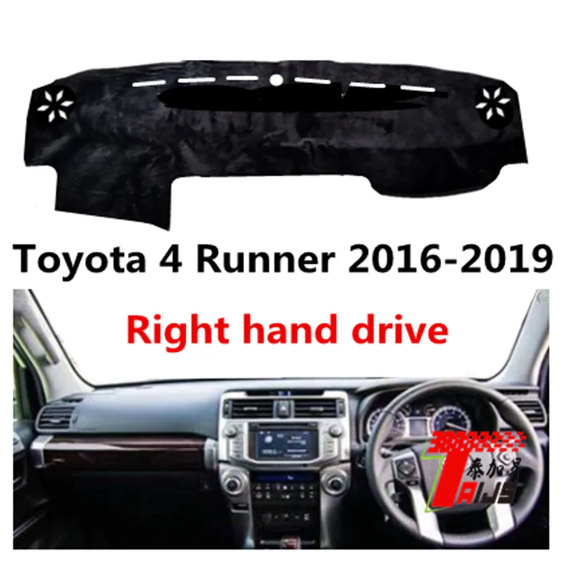 Taijs крышка приборной панели автомобиля с правым приводом для Toyota 4 Runner2016- защита освещения авто приборная панель для 4 runner