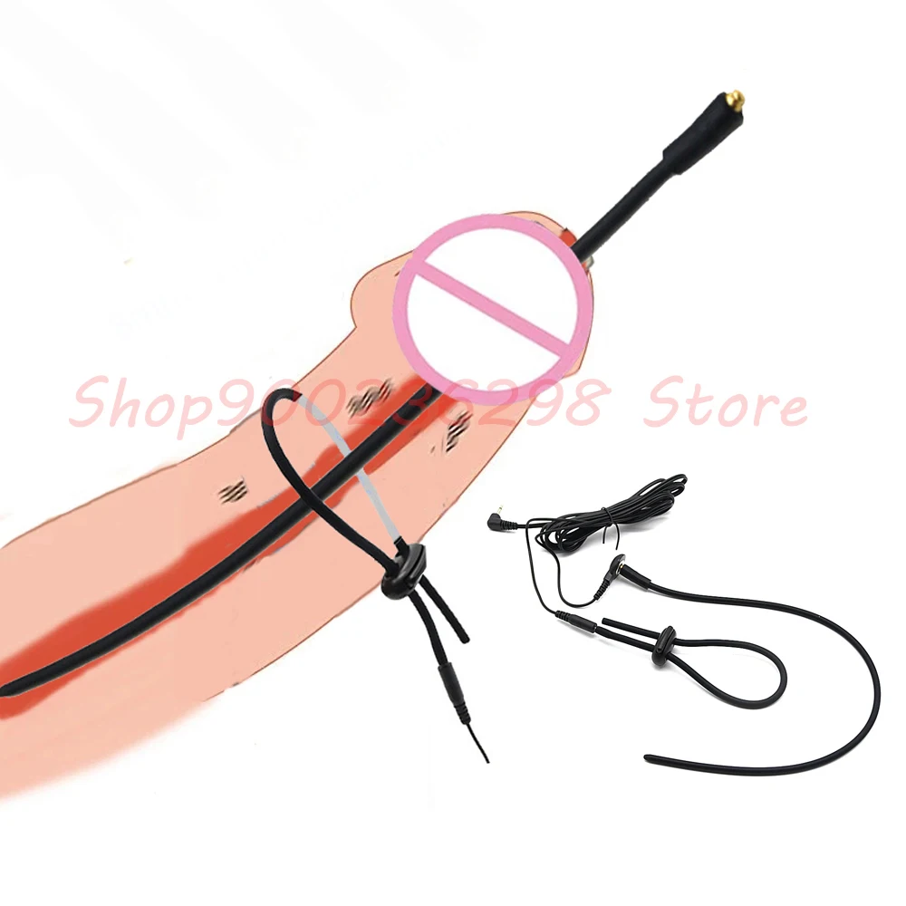 Electro Pulse Anal Butt Plug E-stim Penis Ring Urethral Plug Nipple Sucker Clamp Massage Glove/Pad Taser Stimulation SM Sex Tool electro sex toys electric sex toys penis rings