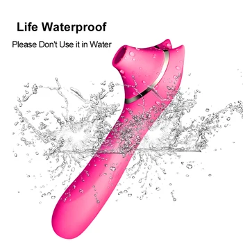 Powerful G-Spot Dildo Vibrators for Women Clit Sucker Clitoris Vacuum Stimulator Sexy Adults Goods Massager Sex Toys for Female 4