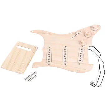 

Prewired-Loaded SSS Guitar Pickguard Scratch Plate with Back Plate for Guitar