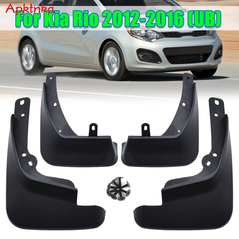 Apktnka Mud Flaps For Kia Rio 3 2012 2016 UB Sedan Mudflaps Splash