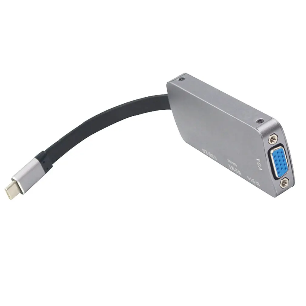 Usb C к Hdmi Vga Аудио адаптер Avedio ссылки Usb 2,0 type C к 1080P Vga 4K Hdmi Цифровой Av адаптер видео конвертер
