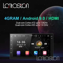 4G android 9 0 автомобильный dvd gps Навигатор Радио Видео плеер стерео