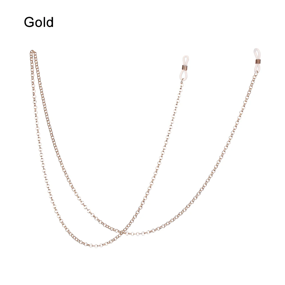 Other-Gold 1 шт. металлическая цепочка для очков для чтения простой винтажный Звездный шнурок для очков Солнцезащитные очки ожерелье Нескользящая веревка аксессуары для очков - Цвет: Other-Gold