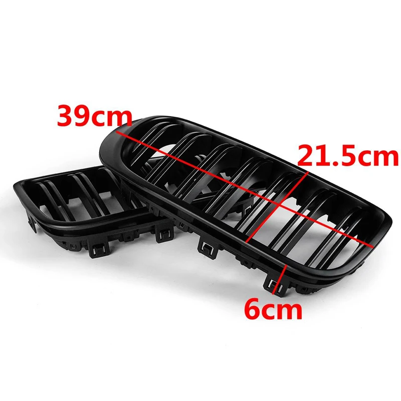 For-BMW-F25-F26-X3-X4-2014-2015-2016-2017-Bumper-Gloss-Matt-Black-M-Color