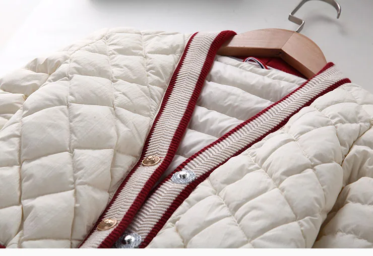 AYUNSUE Куртка–пуховик на 90% белом утином пуху Для женщин зимнее пальто Для женщин пуховое пальто корейский пуховик, Теплая Куртка парка Mujer YY1481