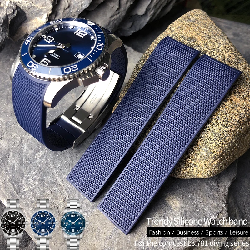 19Mm 20Mm 21Mm Tali Jam Tangan Silikon 