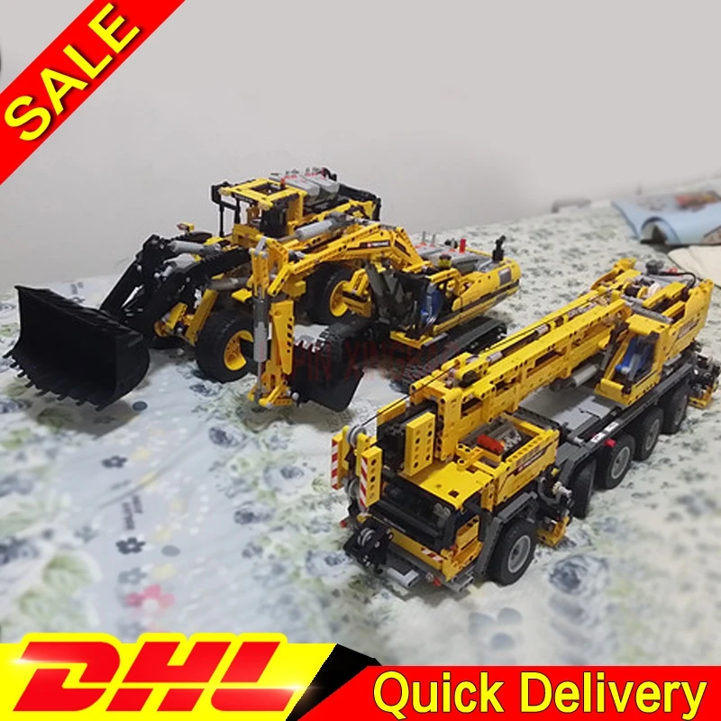 

LP 20007 LP 20006 L350F wheel loader LP 20004 Crane Mk II Model Building Set Blocks Bricks Toys 42030 42009