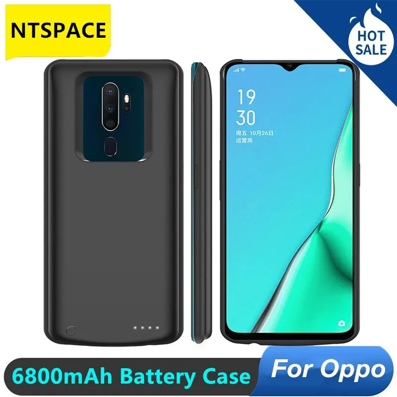 6800 мА/ч внешняя Батарея Зарядное устройство чехол для oppo a11 Расширенный телефон