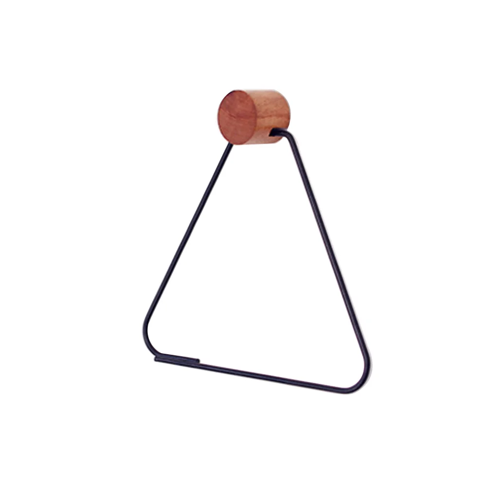 

Decorative Roll Nordic Towel Triangle Toilet Kitchen Wall Hardware Storage Rack Over Door Paper Holder Simple Metal Shelf Home