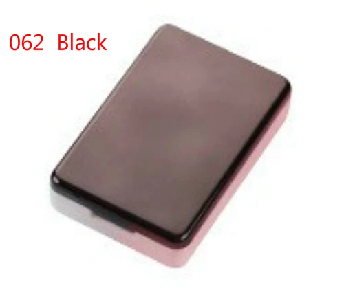 062black Цветной чехол для контактных линз с зеркалом для женщин, цветная коробка для контактных линз для глаз, контейнер для контактных линз J1520 - Цвет: 062black