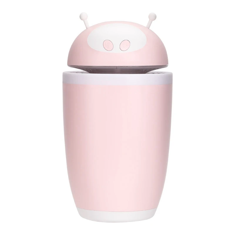 Pink Mini Cartoon Spaceman Humidifier Air Aroma Essential Oil Diffuser Led Ultrasonic Aroma Aromatherapy Humidifier - Цвет: Pink