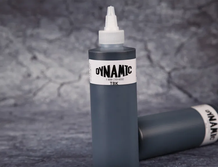 Профессиональный 1 бутылка черный бренд Dynamic краска для татуировок 250 мл 330 г
