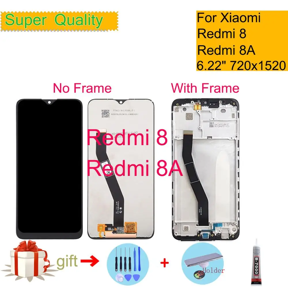 

Original For Xiaomi Redmi 8A LCD Display Touch Screen Digitizer Assembly For Redmi 8 LCD Monitor Complete Replacement