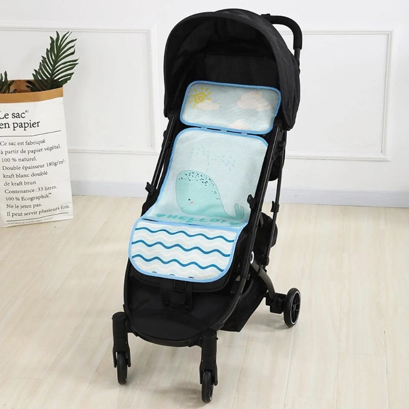 Summer Baby Stroller Cooling Pad 3D Breathable Mesh Pushchair Mat Mattress Baby Newborn Pram Seat Cover Cushion 73x35cm baby stroller accessories and car seat