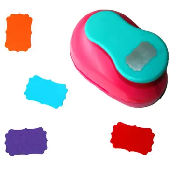 

1.5'' 2" 3" DIY Paper Tag Photo Frame Card Cutter Scrapbook Large-scale Embossing device Hole Punch Kids Handmade Craft gift