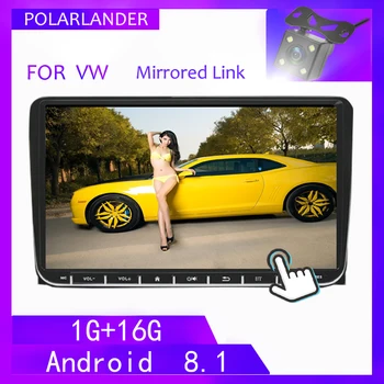 

WIFI MirrrorLink 2 Din 9" Car Radio for Android 9 Iphone Multimedia GPS Navigation For Bora Golf VW Polo Passat B6 B7 Touran MP5