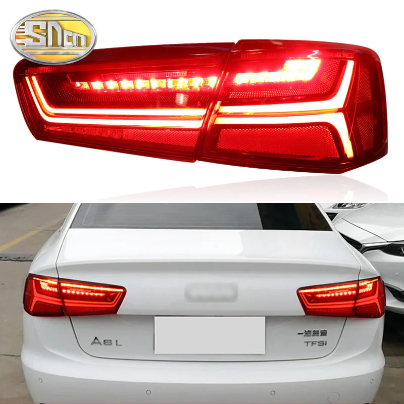 

Car LED Tail Light Taillight For Audi A6 C7 2012 - 2015 2016 Rear Fog Lamp + Brake Lamp + Reverse Light + Dynamic Turn Signal