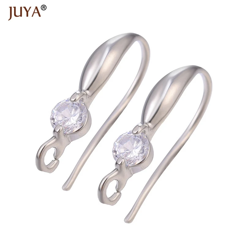 silver JUYA,, модные серьги, ювелирные компоненты, серьги, аксессуары для женщин, серьги, крючки - Цвет: silver