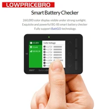 ISDT BG-8s BattGo умная батарея для проверки балансировки приемник тестер сигнала функция быстрой зарядки для RC моделей Lipo зарядки