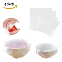 3 шт/4 шт./компл. сохранение продуктов в свежем состоянии обернуть силиконовые крышки еды и чаши крышки многоразовые прочные и растягивающиеся силиконовые крышки
