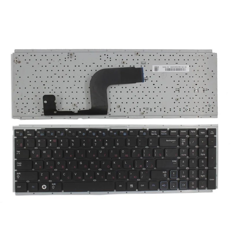 

Русская клавиатура для ноутбука Samsung RC510 RC512 RC520 RU, черная клавиатура для ноутбука