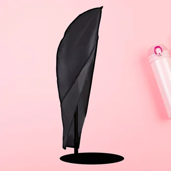 

1 Pc Waterproof Drawstring Black Durable Adjustable Patio Parasol Offset Banana Cantilever Cover Umbrellas Cover