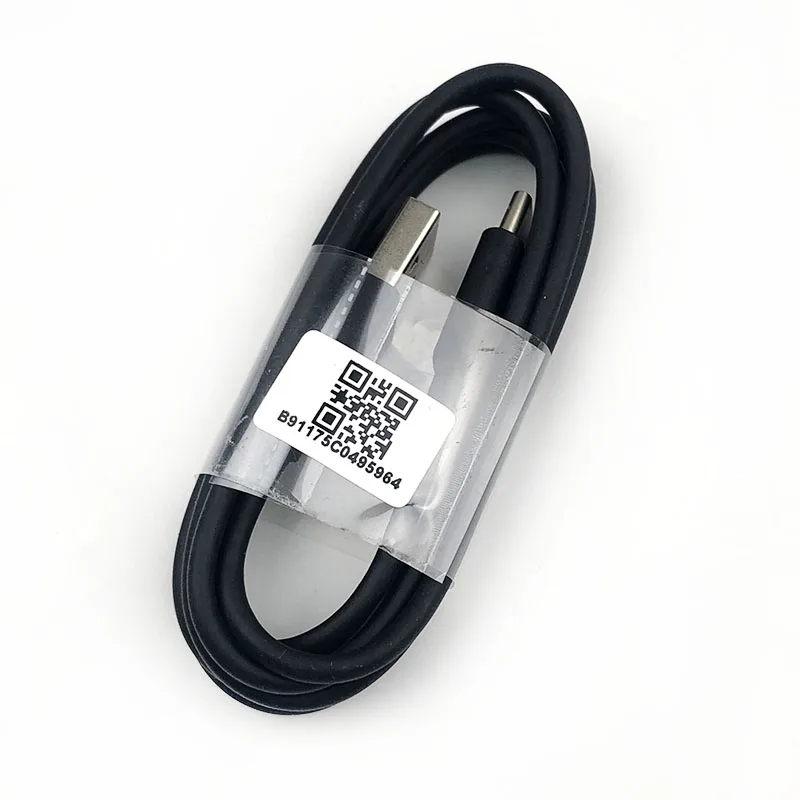 Black Typec cable Xiaomi mi X 3 usb type C кабель для быстрой зарядки для mi 9 se 6 8 5 5S 6x cc9 pro mi X 2s max 2 3 a1 a2 red mi note 7 - Цвет: Black Typec cable