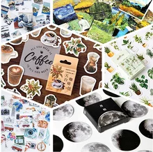 45 pçs/caixa flor totem memo adesivos pacote diy postado it kawaii planejador scrapbooking adesivos artigos de papelaria material escolar escolar(China)