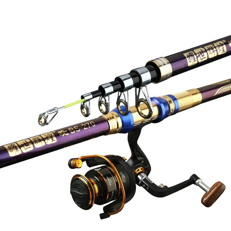 

Distance Throwing Pole 2.1M 2.4M 2.7M 3.0M 3.6M Fishing Rod Carbon Fiber M Power Telescopic Sea Boat Rock Fishing Peche De Pesca