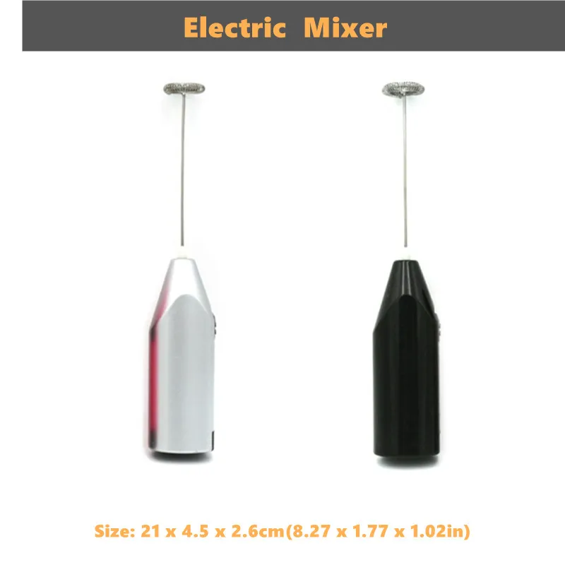 

Electric Mixer Milk Beater Double Head Coffee Frother Foamer Machine Stainless Steel For Home Kitchen