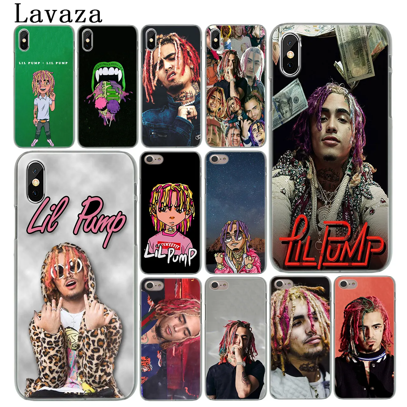 Lavaza Lil Pump Hard Phone Case for iPhone XR X XS 11 Pro Max 10 7 8 6 6S 5 5S SE 4S 4 Cover