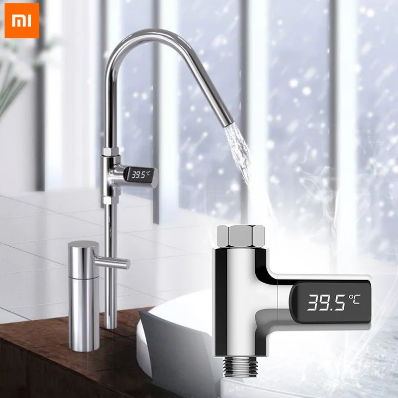 

Xiaomi Youpin LED Display Home Water Shower ThermometerTemperture Meter Monitor Kitchen Bathroom Smart Home Baby Care