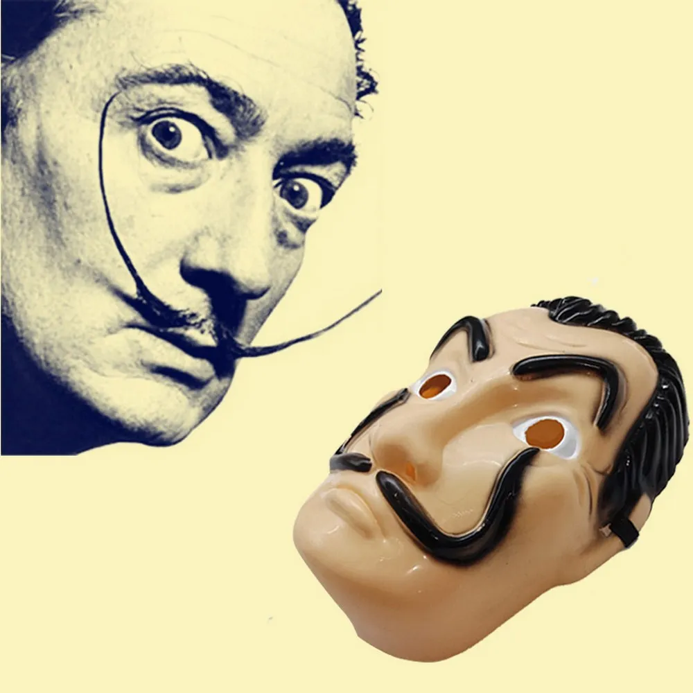 Вечерние Маски для бороды Dali из пластика, бумажный дом Dali, Маскарадная маска для косплея, забавные инструменты, Новые Маски