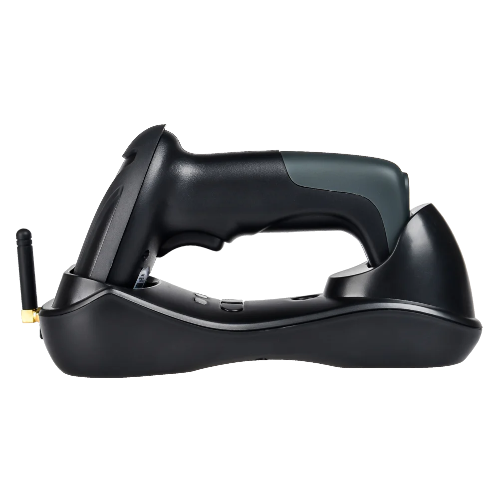KEFAR Wireless 2D Barcode Scanner 32 Bit Handheld CMOS BarCode Reader with Easy Charging 2.4G Cordless Cradle for Store Logistic
