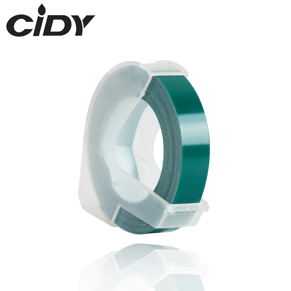 CIDY 1 шт. зеленый цвет совместимый с DYMO 1610 12965 производитель Этикеток 3D пластиковое