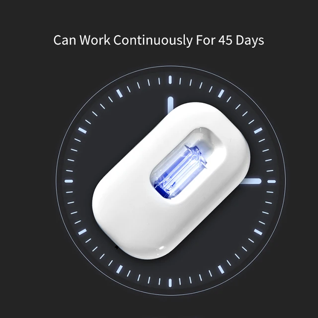 New Xiaoda Toilet UV Sterilizer UVC+Ozone Rechargeable Ultraviolet