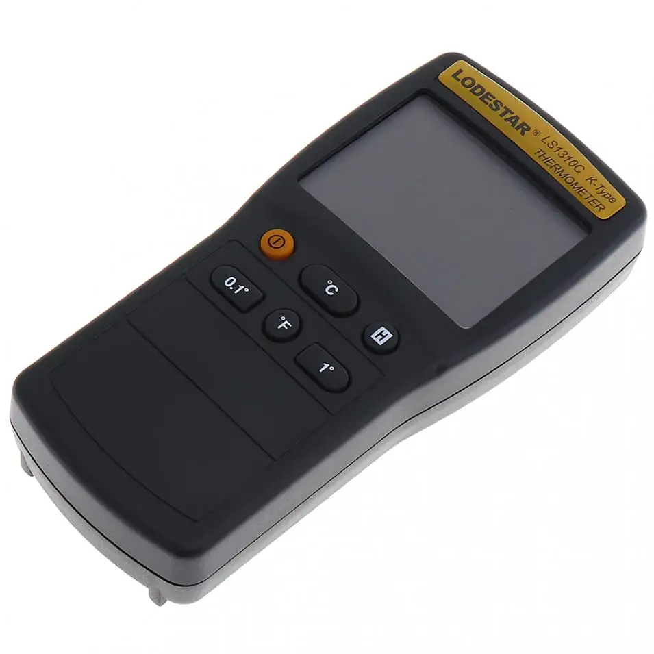 LS1310C ABS Портативный Ручной цифровой термометр с термопарой k-типа и ЖК-дисплеем
