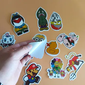 

Custom matte laminated waterproof die cut cartoon bullet journal christmas cute halloween stickers scrapbooking for children