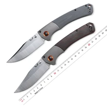 Охотничий кривой речной 15080 Dymondwood/G10 ручка складной нож(3,8" сатин) D2 стальное лезвие кемпинг тактическая охота инструмент