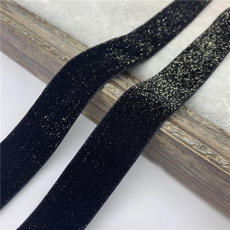 Gold Wire Velvet Ribbon for Elegant Gift Wrapping & DIY Crafts