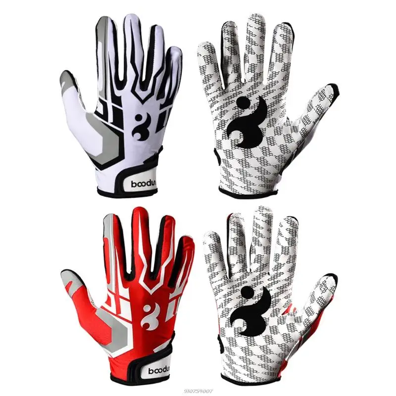 Youth Baseball Batting Protective Gloves 1Pair American Football Professional Non-slip Baseball Gloves for Hiking Camping n29 21