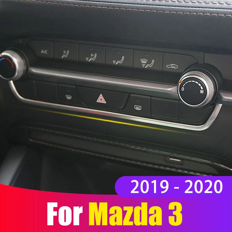 Аксессуары для Mazda 3 Axela 2019 2020 центральное управление приборной панели автомобиля