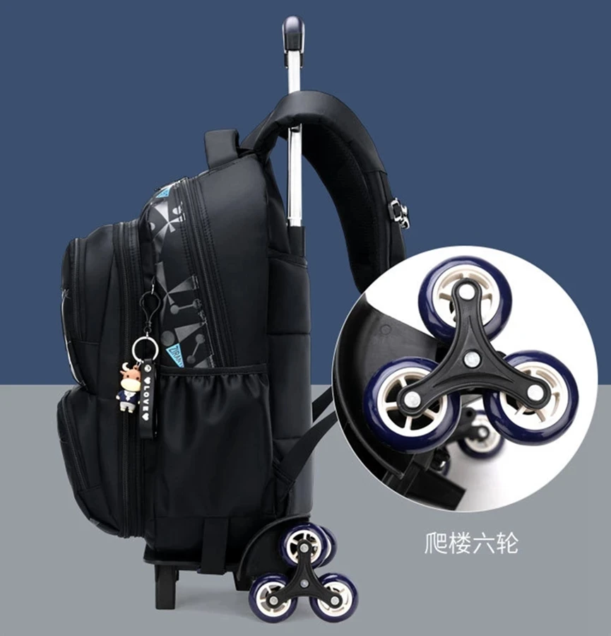 School Backpacks Wheels Trolley | Large School Backpacks Wheels - Children  Waterproof - Aliexpress