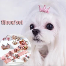かわいい犬のヘアピン 子猫の男の子と女の子のためのヘアクリップ 結婚披露宴のアクセサリー チワワのヘアクリップ 18ピース セット Aliexpress ホーム ガーデン