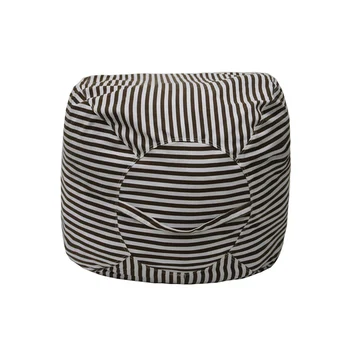 

Home Decor Zipper Plush Toy Canvas Round Washable Gaming No Filling Bean Bag Sofa Cover Accessories Organizer Storage 80cm DIY