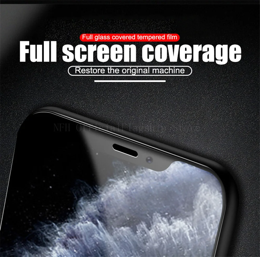 5 шт полное покрытие защитное стекло для iPhone 11 Pro XS XR XS Max черный экран протектор Закаленное стекло на iPhone X 8 8 Plus стекло