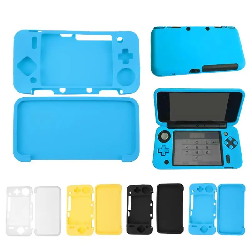 Силиконовый кожный чехол для новой игровой консоли nintendo 2DS XL/2DS LL
